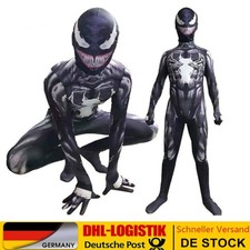 Karneval Kinder Venom Cosplay Kost&uuml;m Kinder Jungen Fasching Party Overall DEU