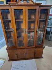 VETRINA BACHECA A PARETE  SOSPESA A MURO  IN LEGNO  LUCiDO VINTAGE