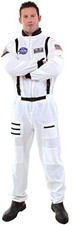 White Astronaut Flight Suit - NASA - Costume - Men - One Size