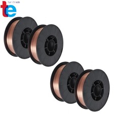 4 Pack High Quality ER70S-6 .030" 0.8mm Mild Steel MIG Welding Wire 10-lb Roll