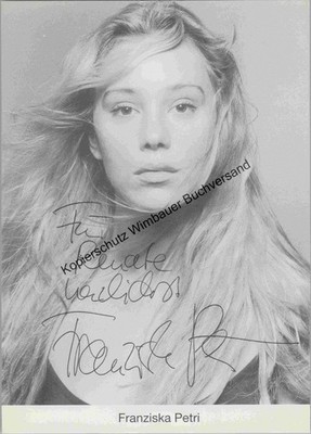 Original autograph Franziska Petri // autograph autograph signed signed signe