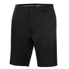 CALVIN KLEIN Mens Black Bullet Regular Fit Golf Shorts Size 34W BNWT