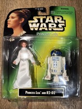 Star Wars Princess Leia & R2 D2 Action Figure NEW 1997 Hasbro New