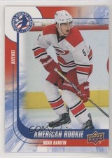 2015 National Hockey Card Day American Rookies Noah Hanifin #USA8 Rookie RC 0a6. rookie card picture
