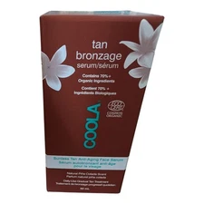 Coola Organic Sunless Tan Anti-Aging Face Serum 1.7 oz 50 mL Self Tanner SEALED