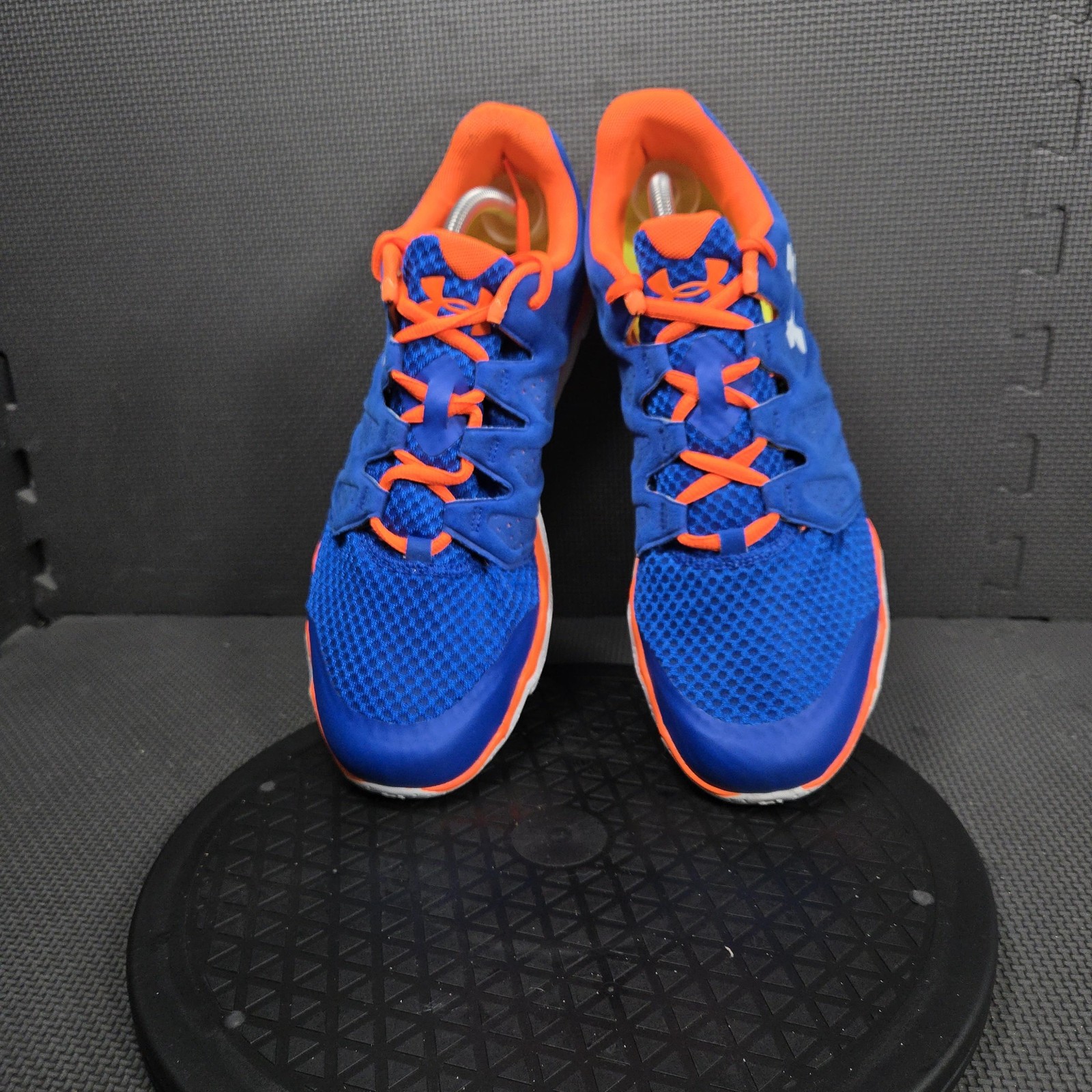 Under Armour Micro G Shoes Mens Size 11.5 Blue Orange Sneakers 1255123-406 thumbnail 6