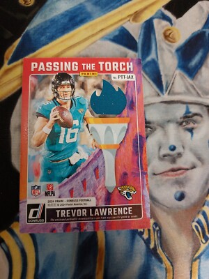 2024 Donruss Passing the Torch Mark Brunell Trevor Lawrence 049/199 Jaguars