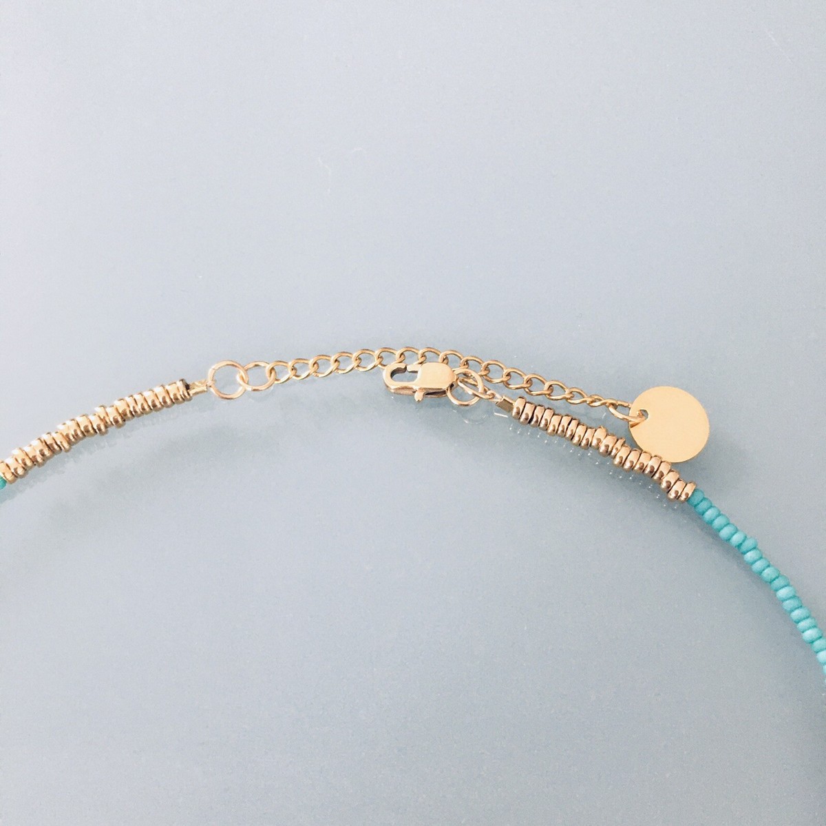 Collier Coquillage Plaqué Or 24K – Bijou Bohème Pour Femme, Marque Clovers, Neuf