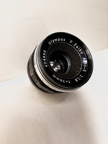 Olympus F. Zuiko Auto-S 38mm f/1.8 MF Lens