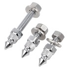 Chrome Spike Windshield Fairing Bolts For Harley Electra Street Glide FLHX 14 23