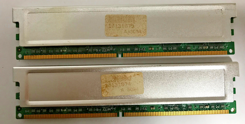 Super Talent 2 GB (2x 1 GB) DDR2 T6UB1GC5 PC5400 667 MHz 64 MX8 CL5 #R2391 - Imagen 3 de 3