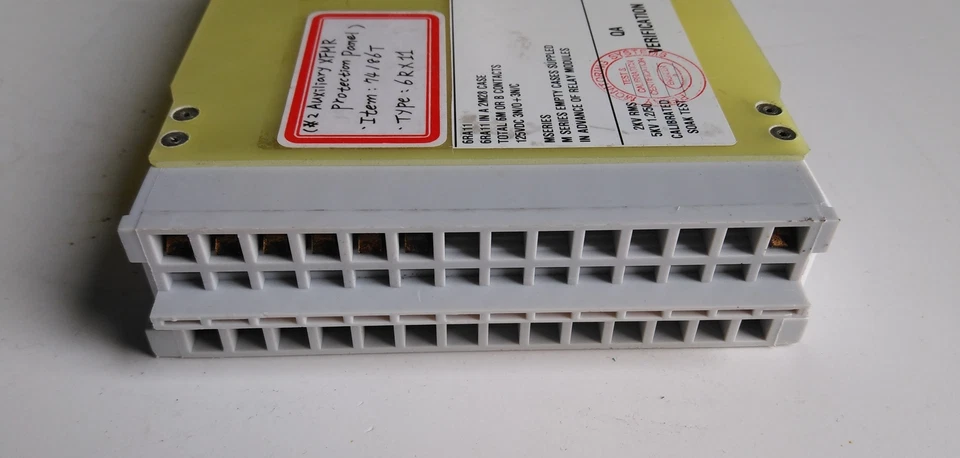 MATRIX, RMS, Used / 6RA11 / Auxiliary Relay, 125VDC, 6M OR B Contacts - Image 3 of 4