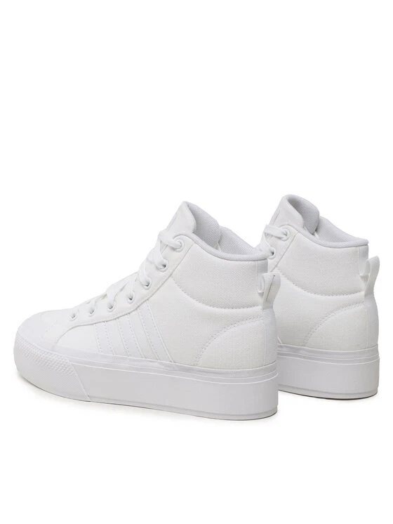 NUEVO EN CAJA ADIDAS EI2316 MUJER BRAVADA 2.0 PLATAFORMA MEDIA SKATE ZAPATOS BLANCOS ZAPATILLAS Foto 3 de 4