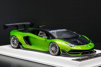 Lamborghini Aventador SVJ LBWK (Metallic Green) [Davis & Giovanni] Maßstab 1:18