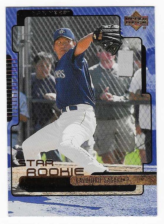 2000 Upper Deck Star Rookies Kazuhiro Sasaki Seattle Mariners Baseball #276 RC