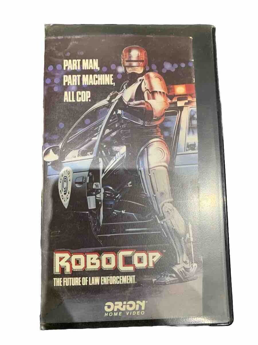 RoboCop VHS Tape 1987 Promo Screener Orion Cult Scifi Movie Horror Gore 80's
