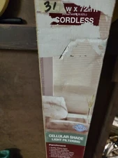 31" x 72" Home Decorator Parchment Cordless Room Light Filtering Cellular Shade