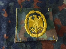 (Box-B) Leistungsabzeichen Gold Stoff Abzeichen Bundeswehr Tarn