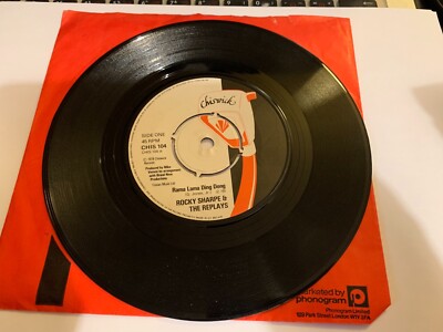 Rocky Sharpe & The Replays   Rama Lama Ding Dong-1978 press VG