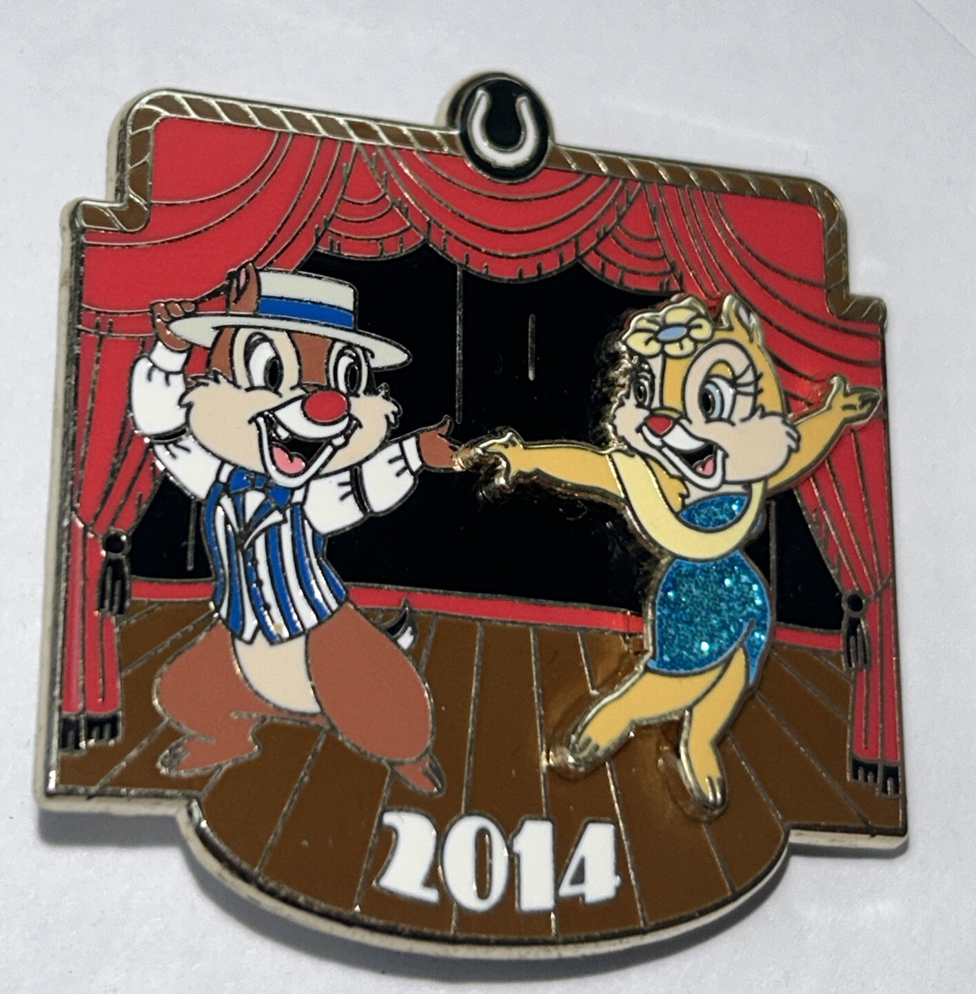 Disney Pin Chip & Dale Clarice 2014 Dapper Dans Days Stage Main Street USA