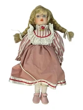 1994 Fabri-Center of America Vintage 16” Porcelain Collector Doll “Rebecca”