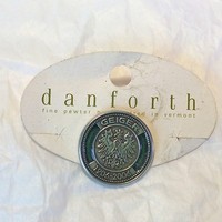 Danforth Pewters Geiger Commemorative Pin Danforth Pewters Geiger Commemorative Pin