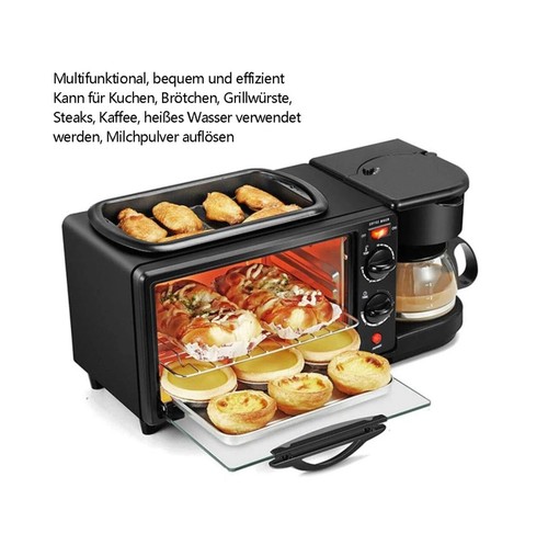 3-in-1 Ofen : Toaster , 9liter Ofen, Kaffeemaschine - Praktisch! - Bild 5 von 6