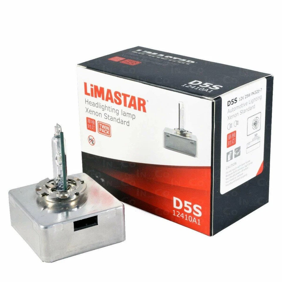 2 x 5500k D5S HID Xenon OEM Replacement Headlight Bulbs - Limastar - Image 2 of 4