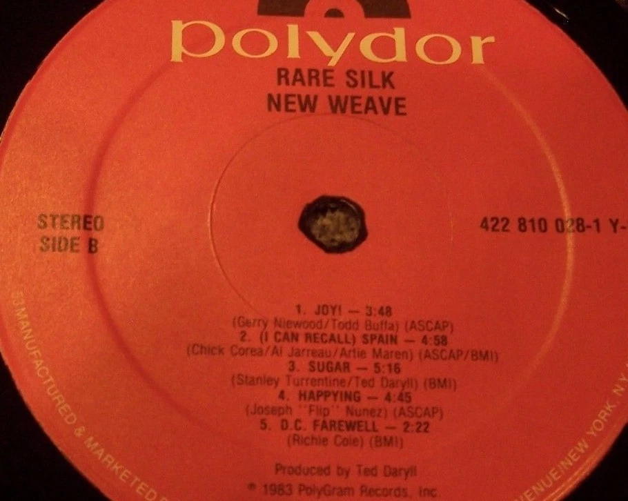 Rare Silk "New Weave" JAZZ FUNK/FUSION LP  - Image 3 of 4