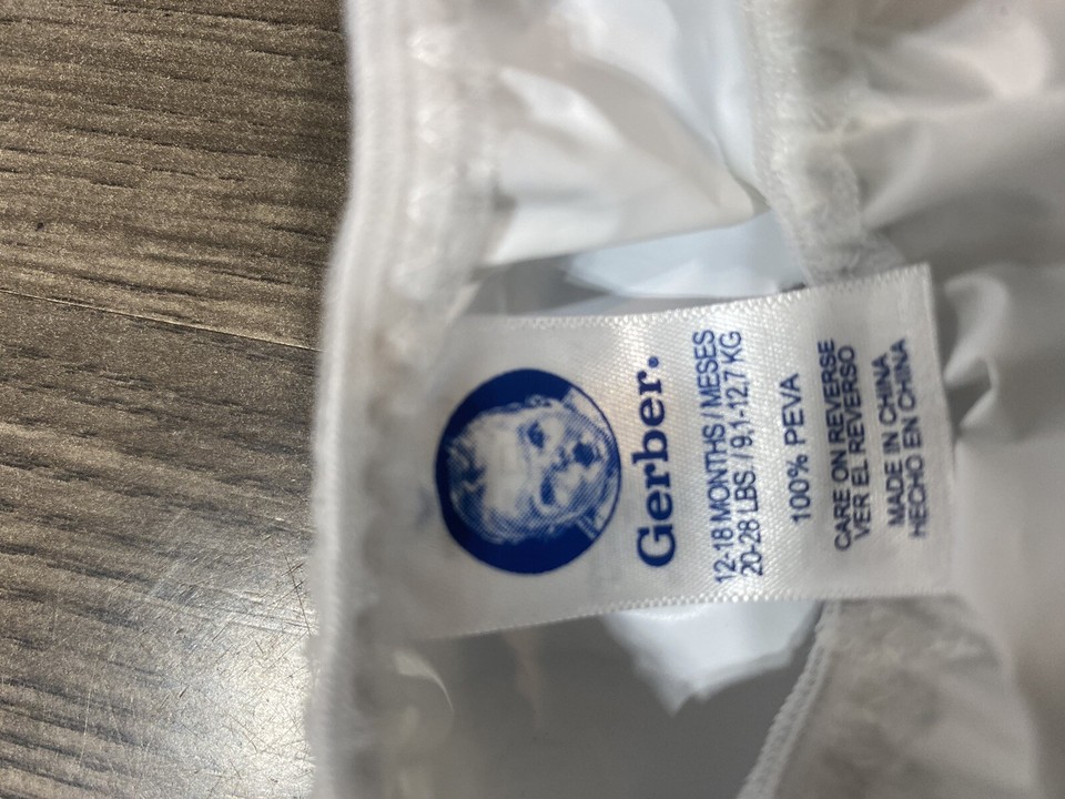 Vintage Gerber Rubber Plastic Pants Diaper cover waterproof Pants Size