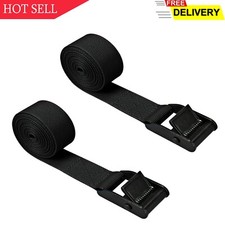 Premium Lashing Strap Short 1" x 6.5 ft, Cam Buckle Tie Down Straps Heavy Duty..