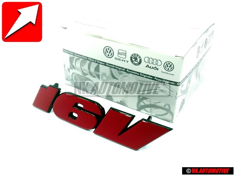 VW Original 16V Vorne Kühlergrill Emblem Schriftzug Golf 3  