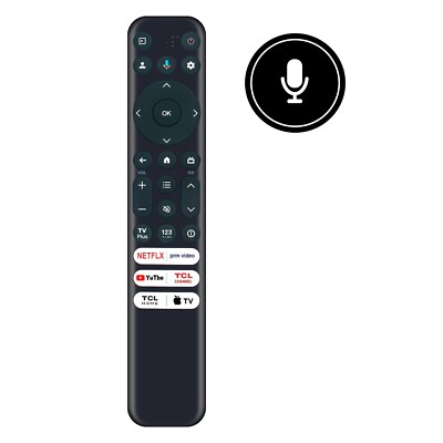 RC813 FMB1 Voice Replaced Remote for TCL 4K QLED HDR Smart TV 43S450G 50S450G