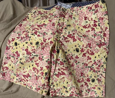 Old Bull Lee - Poplin Cotton Floral Men s Shorts, Size 32 - Pre Shrunk