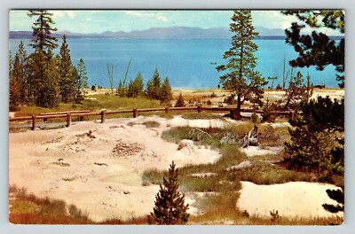 Yellowstone National Park Wyoming West Thumb Bubbling Mud Postcard