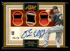 2016 PRIME CUTS HOLO GOLD #241 BRIAN ELLINGTON JERSEY PATCH AUTOGRAPH RC /25