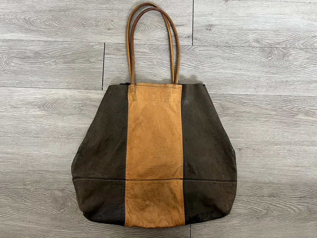 Banana republic leather best sale tote