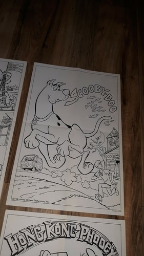 Vintage 1976 Hanna Barbera TV cheerios cereal mail away promotional Posters lot - Picture 3 of 12