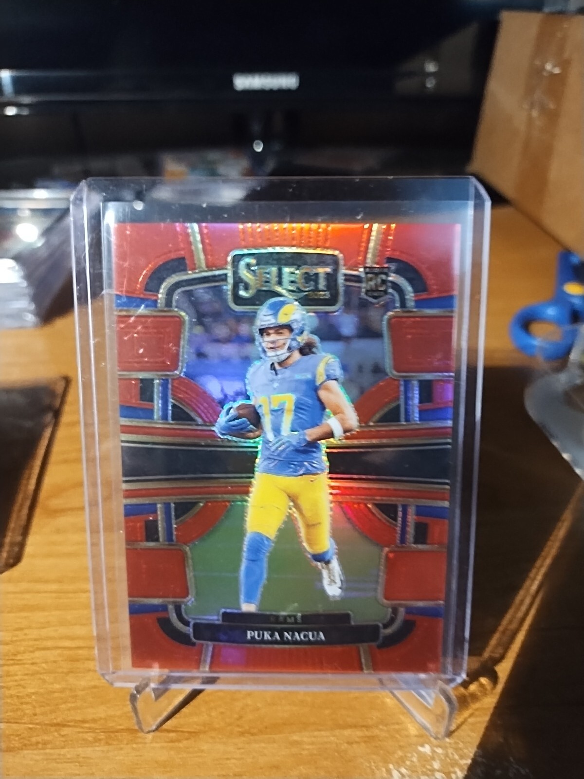 2023 Select Puka Nacua Concourse Level Red RC /99 # 56 LA Rams