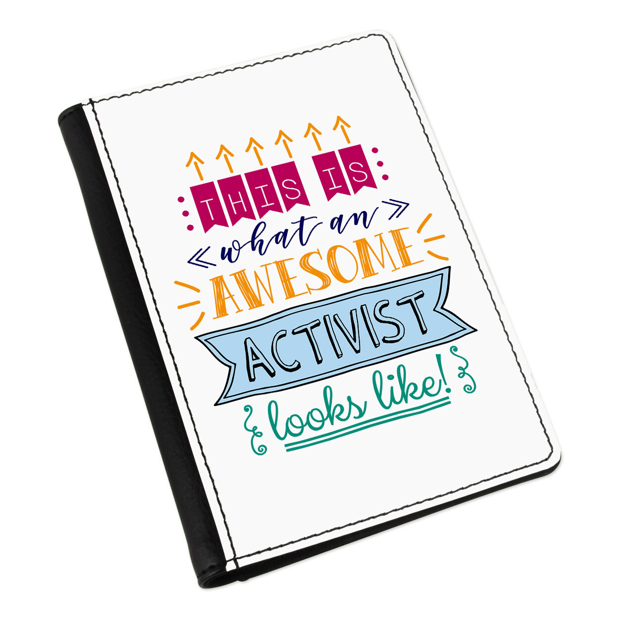 This Is What An Awesome Attivista Guarda Come Passport Custodia Cover Divertente