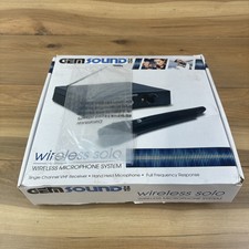 Gemsound Wireless Solo Mic Kit Gmw-1 Microphone Open Box
