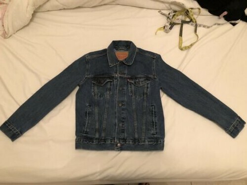 Medium Wash) Trucker Denim Jacket | eBay