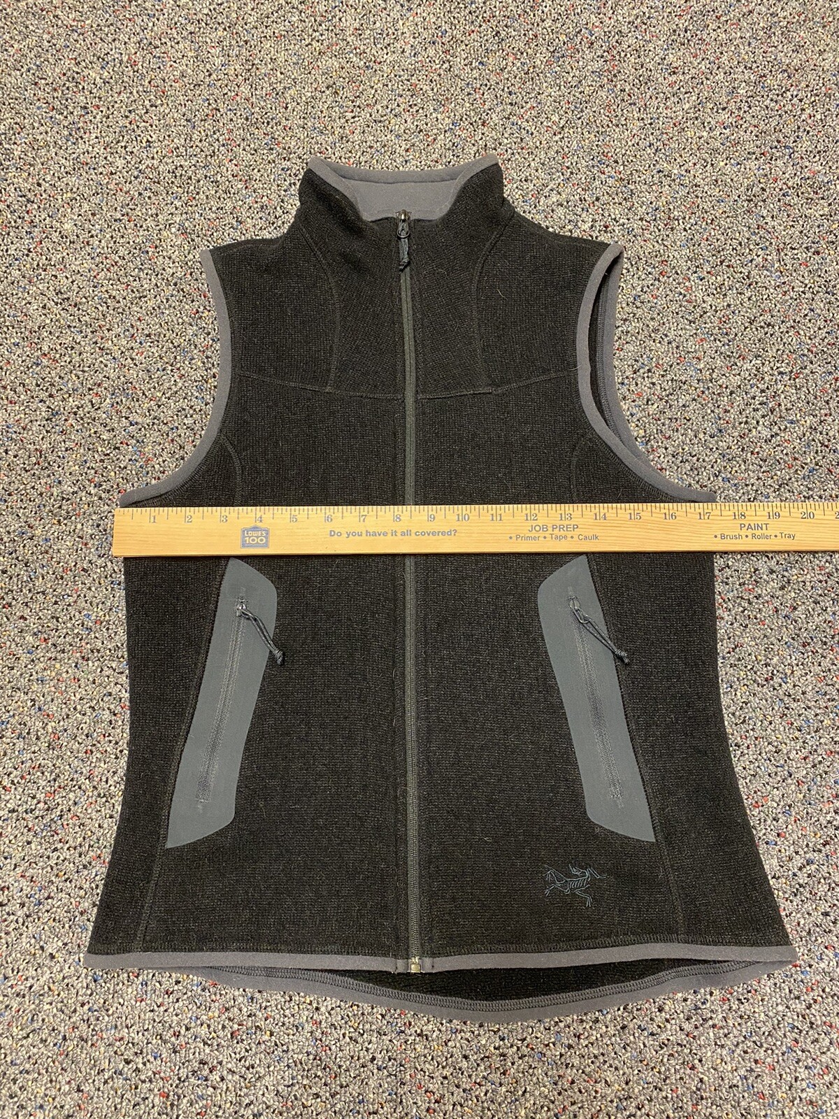 ARC'TERYX Gilet donna Arc’teryx Covert foderato in pile taglia small full zip nero gilet natura