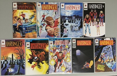  Valiant Keys Comics Harbinger (1992) #1 2 4 6 7 8 9 NM-(9.0 - 9.2)