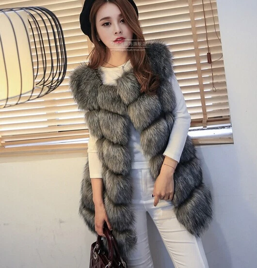 Fluffy sleeveless jacket cheap