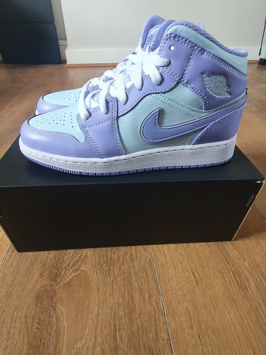 Nike Air Jordan 1 Mid- Purple Pulse/Arctic Punch