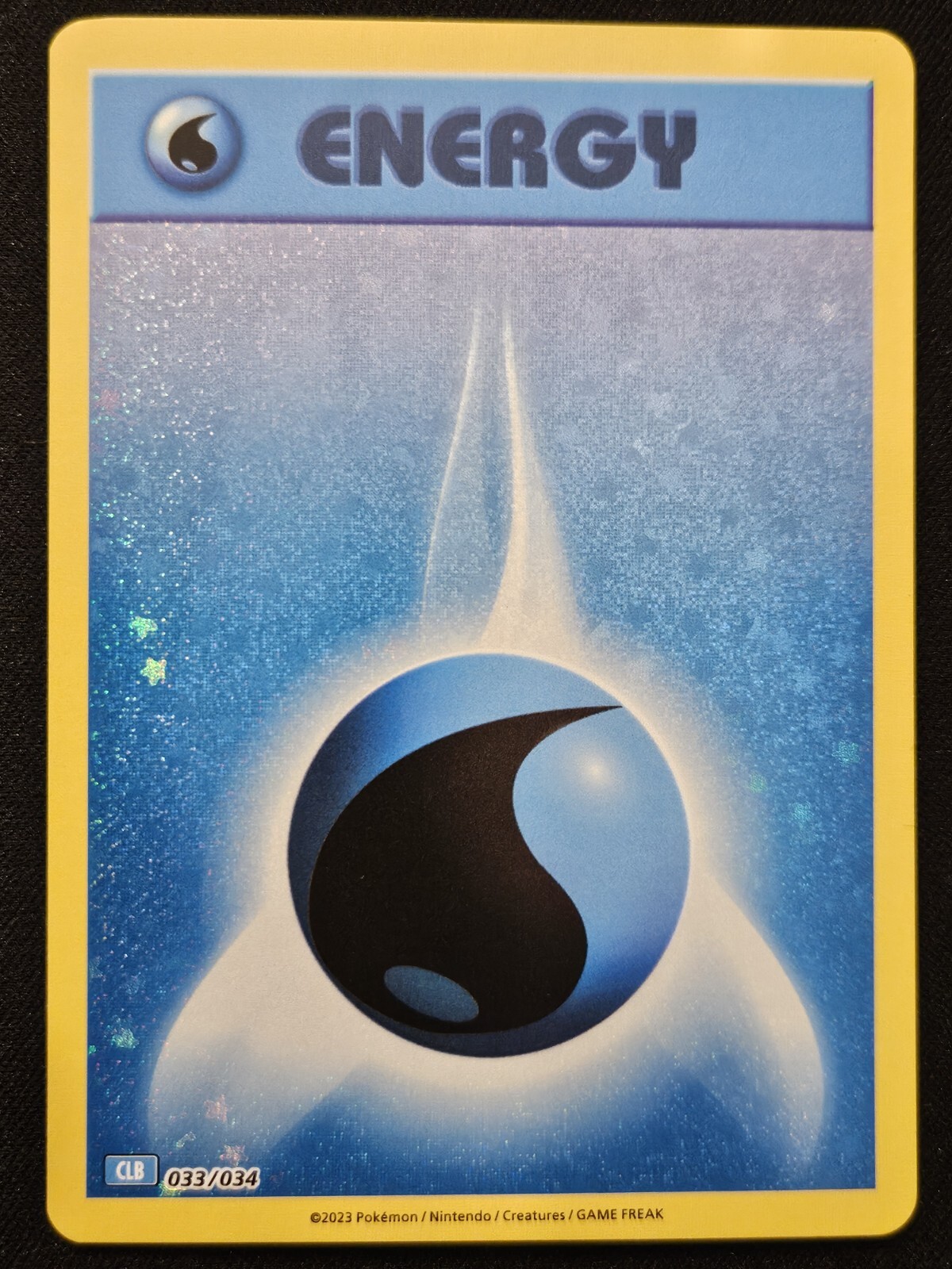 Water Energy 033/034 CLB Classic Box Blastoise Deck Holo Pokémon TCG 2023 NM