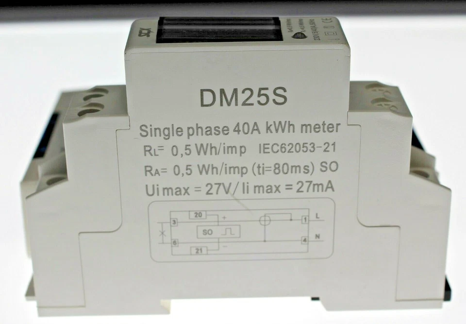 POWER METER CONTATORE CONSUMO ENERGIA  POTENZA ELETTRICA KWH CONTASCATTI ANALOG - Immagine 2 di 4