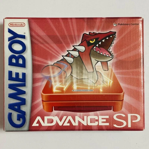 Nintendo GAME BOY ADVANCE SP Groudon Edition Pokemon NTSC-U/C in Box English