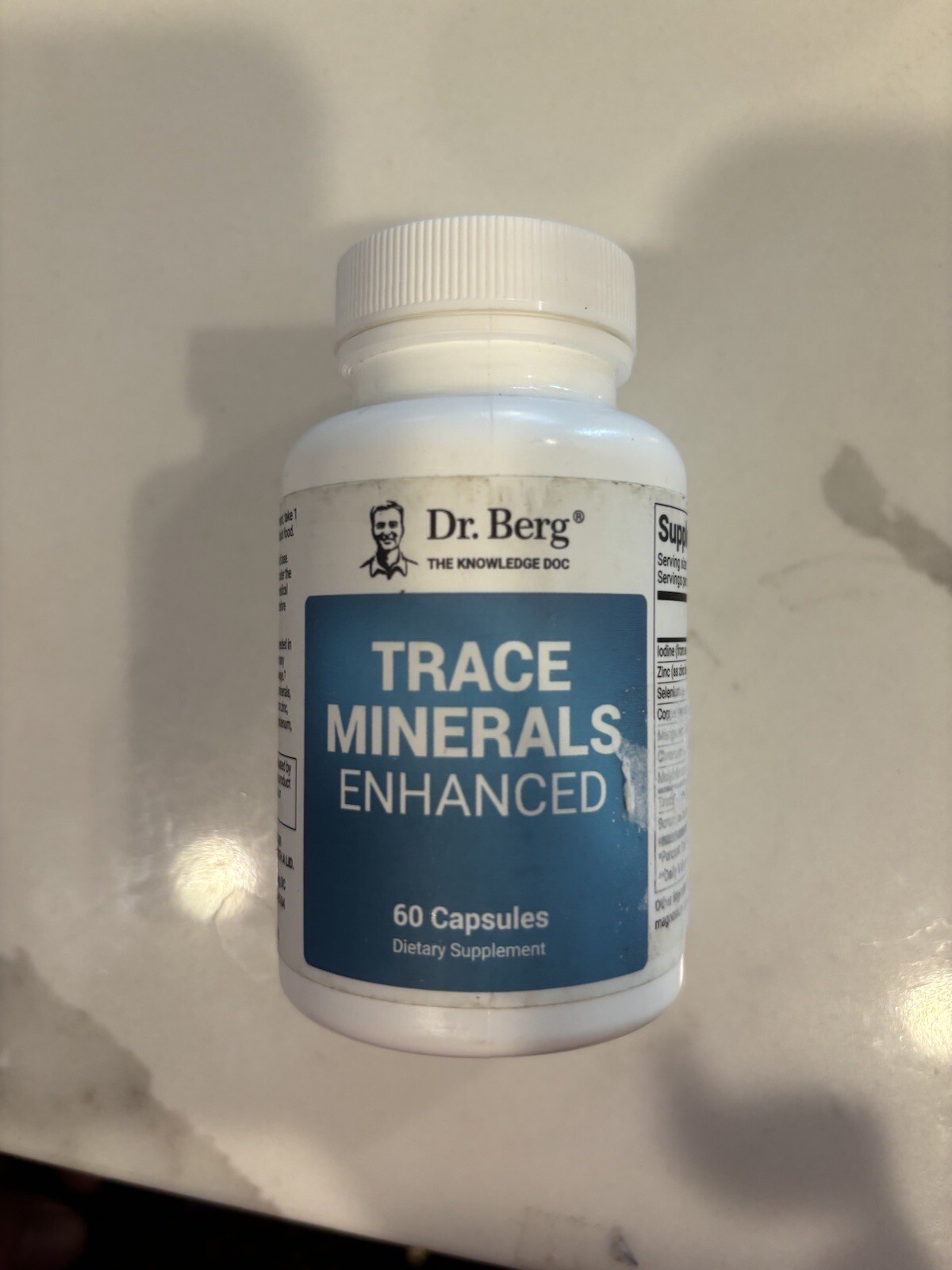 Dr Berg Trace Minerals Enhanced 60 Capsules Exp 02/2025 SEALED Actutun
